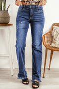 Ripped Frayed Hem Jeans-Teresa's Fashionista LLC