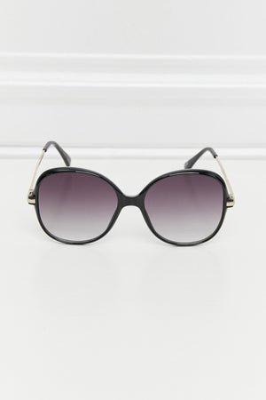 Metal-Plastic Hybrid Full Rim Sunglasses-Teresa's Fashionista LLC