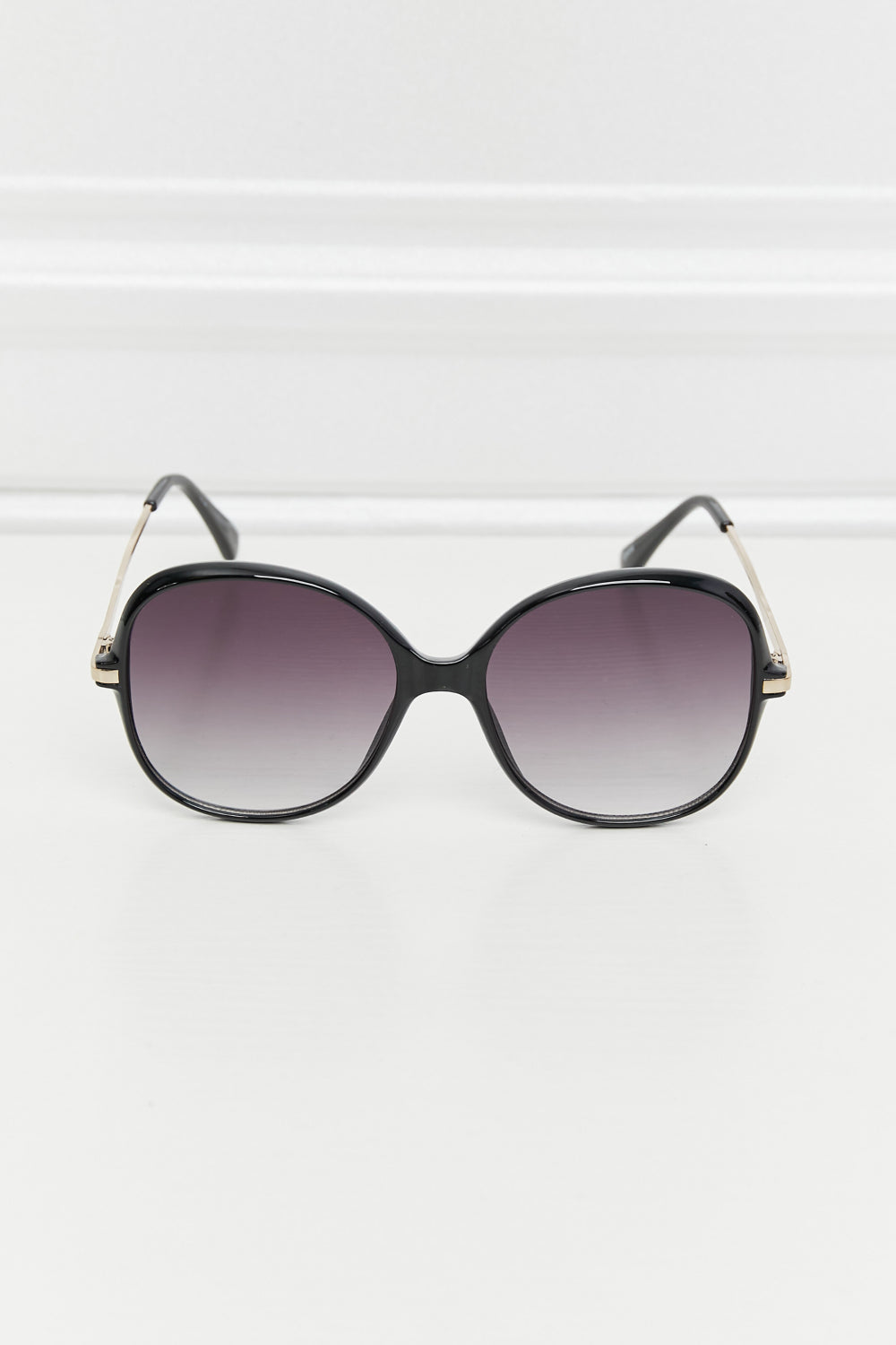 Metal-Plastic Hybrid Full Rim Sunglasses-Teresa&#39;s Fashionista LLC
