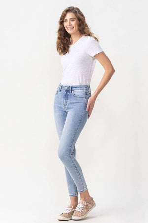 Lovervet Full Size Talia High Rise Crop Skinny Jeans-Teresa's Fashionista LLC