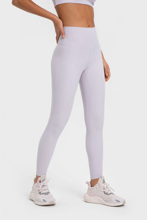 Highly Stretchy Wide Waistband Yoga Leggings-Teresa's Fashionista LLC