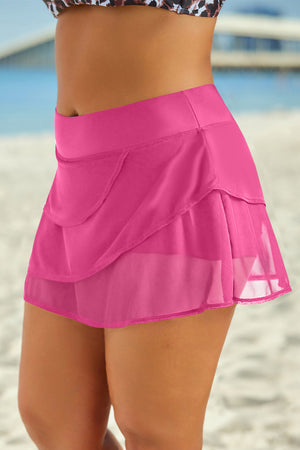 Full Size Layered Swim Skirt-Teresa's Fashionista LLC