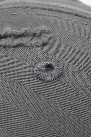 Distressed Adjustable Baseball Cap-Teresa's Fashionista LLC