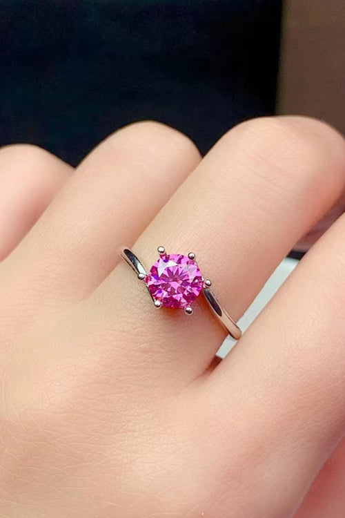 Can't Stop Your Shine 1 Carat Moissanite Ring-Teresa's Fashionista LLC