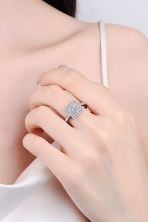 Stay Elegant 1 Carat Moissanite Ring-Teresa's Fashionista LLC