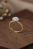 Moonstone 925 Sterling Silver Ring-Teresa's Fashionista LLC