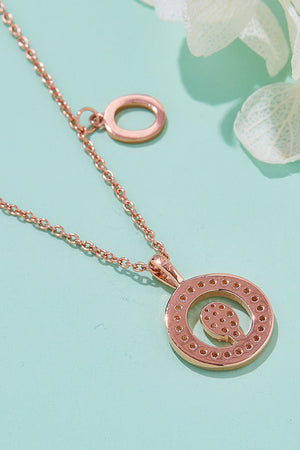 Moissanite K to T Pendant Necklace-Teresa's Fashionista LLC