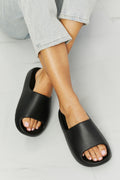 NOOK JOI In My Comfort Zone Slides in Black-Teresa's Fashionista LLC