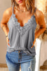 Full Size Lace Trim V-Neck Cami Top-Teresa's Fashionista LLC