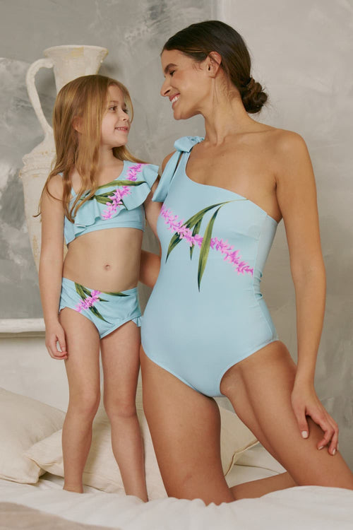 Marina West Swim Vacay Mode One Shoulder Swimsuit in Pastel Blue-Teresa's Fashionista LLC