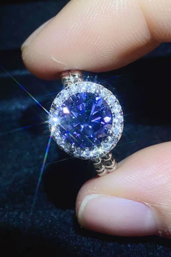 Let It Go 2 Carat Moissanite Ring-Teresa's Fashionista LLC