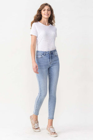 Lovervet Full Size Talia High Rise Crop Skinny Jeans-Teresa's Fashionista LLC