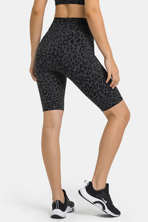 High Waist Biker Shorts with Pockets-Teresa's Fashionista LLC