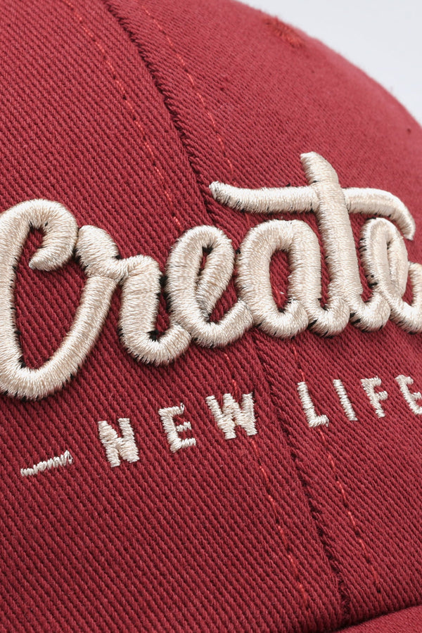 CREATE NEW LIFE Adjustable Cotton Baseball Cap-Teresa's Fashionista LLC
