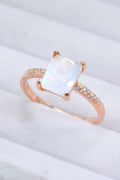 Square Moonstone Ring-Teresa's Fashionista LLC