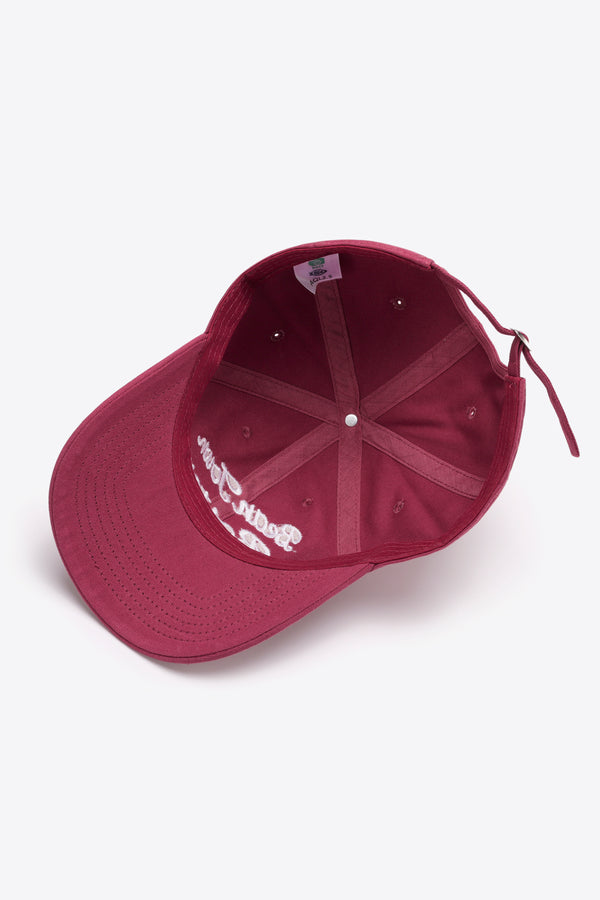 Embroidered Graphic Adjustable Baseball Cap-Teresa's Fashionista LLC