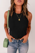 Round Neck Tank Top-Teresa's Fashionista LLC