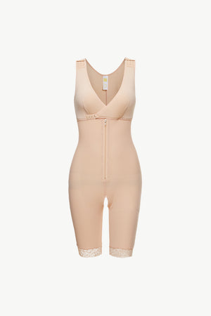Full Size Lace Trim Shapewear with Zipper-Teresa's Fashionista LLC