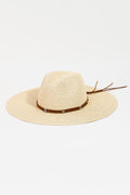 Fame Rope Strap Wide Brim Weave Hat-Teresa's Fashionista LLC