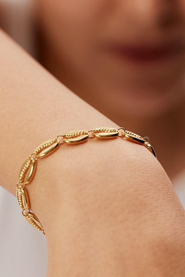 Shell Stainless Steel Bracelet-Teresa's Fashionista LLC