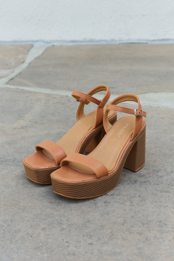 Weeboo Feel It Platform Heel Sandals-Teresa's Fashionista LLC