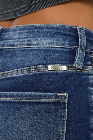 Kancan Full Size Cat's Whiskers Button Fly Denim Shorts-Teresa's Fashionista LLC