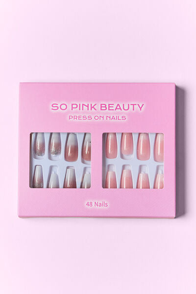 SO PINK BEAUTY Press On Nails 2 Packs-Teresa's Fashionista LLC