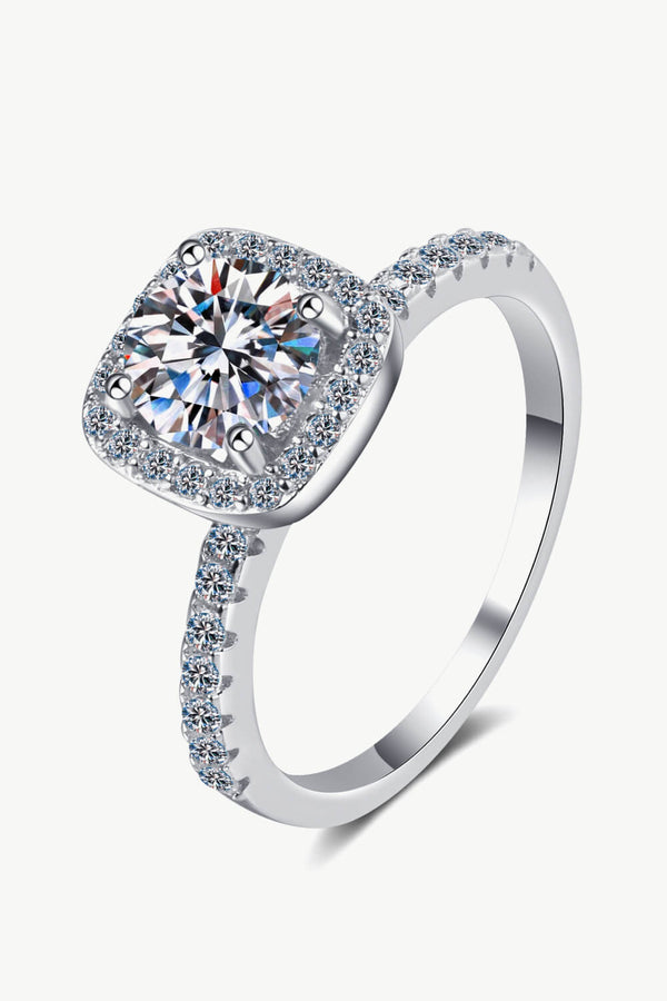 Square Moissanite Ring-Teresa's Fashionista LLC
