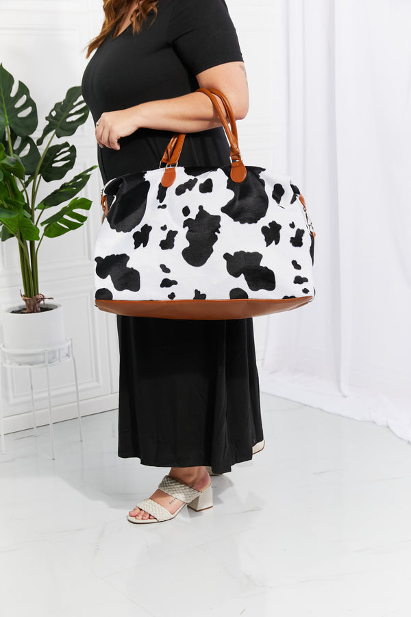 Animal Print Plush Weekender Bag-Teresa's Fashionista LLC