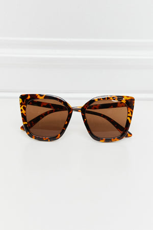 Cat Eye Full Rim Polycarbonate Sunglasses-Teresa's Fashionista LLC