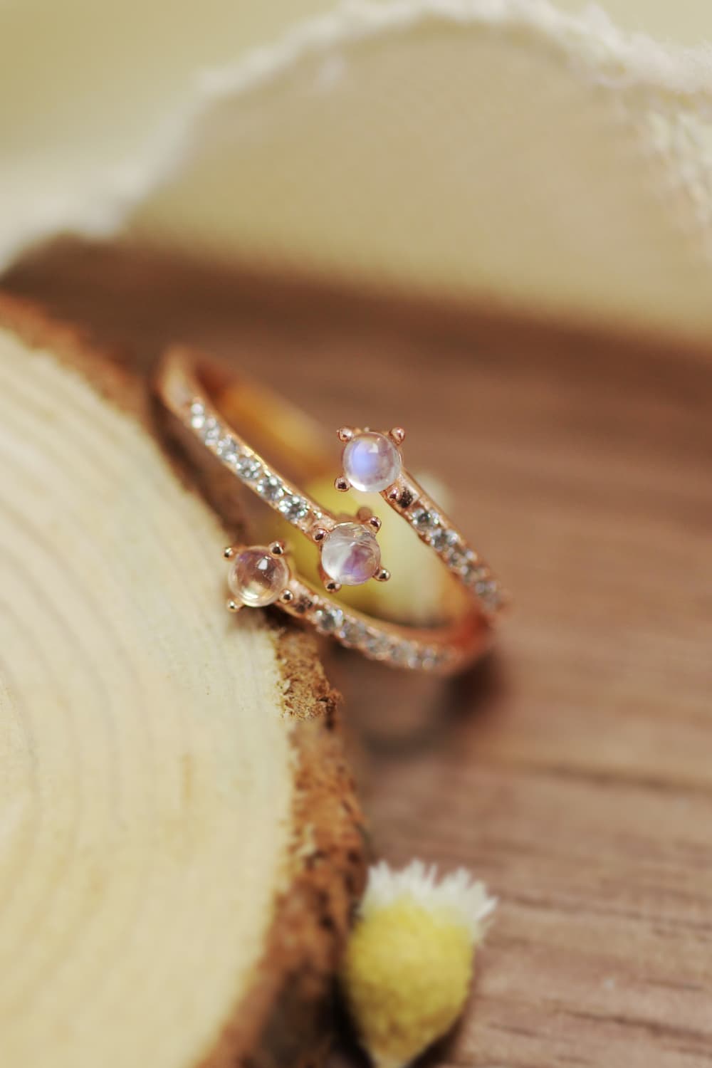 High Quality Natural Moonstone 925 Sterling Silver Ring-Teresa&#39;s Fashionista LLC