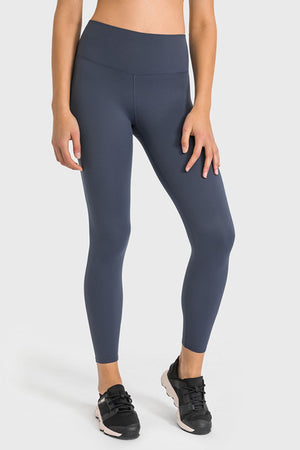High Waist Ankle-Length Yoga Leggings-Teresa's Fashionista LLC