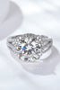 5 Carat Moissanite Split Shank Ring-Teresa's Fashionista LLC
