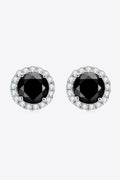 Two-Tone 4-Prong Moissanite Stud Earrings-Teresa's Fashionista LLC