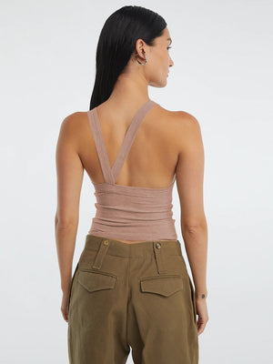 Halter Neck Ribbed Cropped Top-Teresa's Fashionista LLC