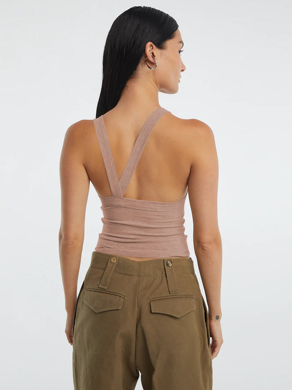 Halter Neck Ribbed Cropped Top-Teresa's Fashionista LLC