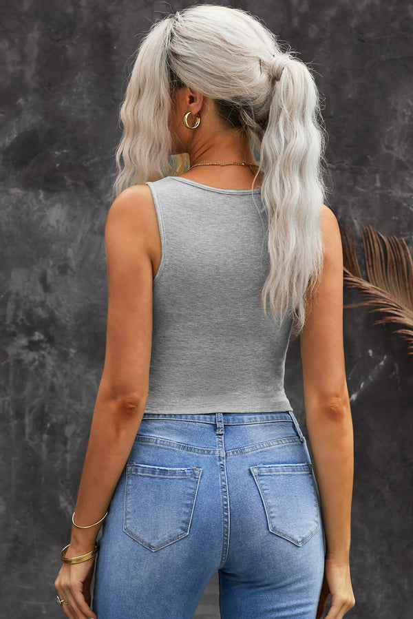 Round Neck Tank Top-Teresa's Fashionista LLC