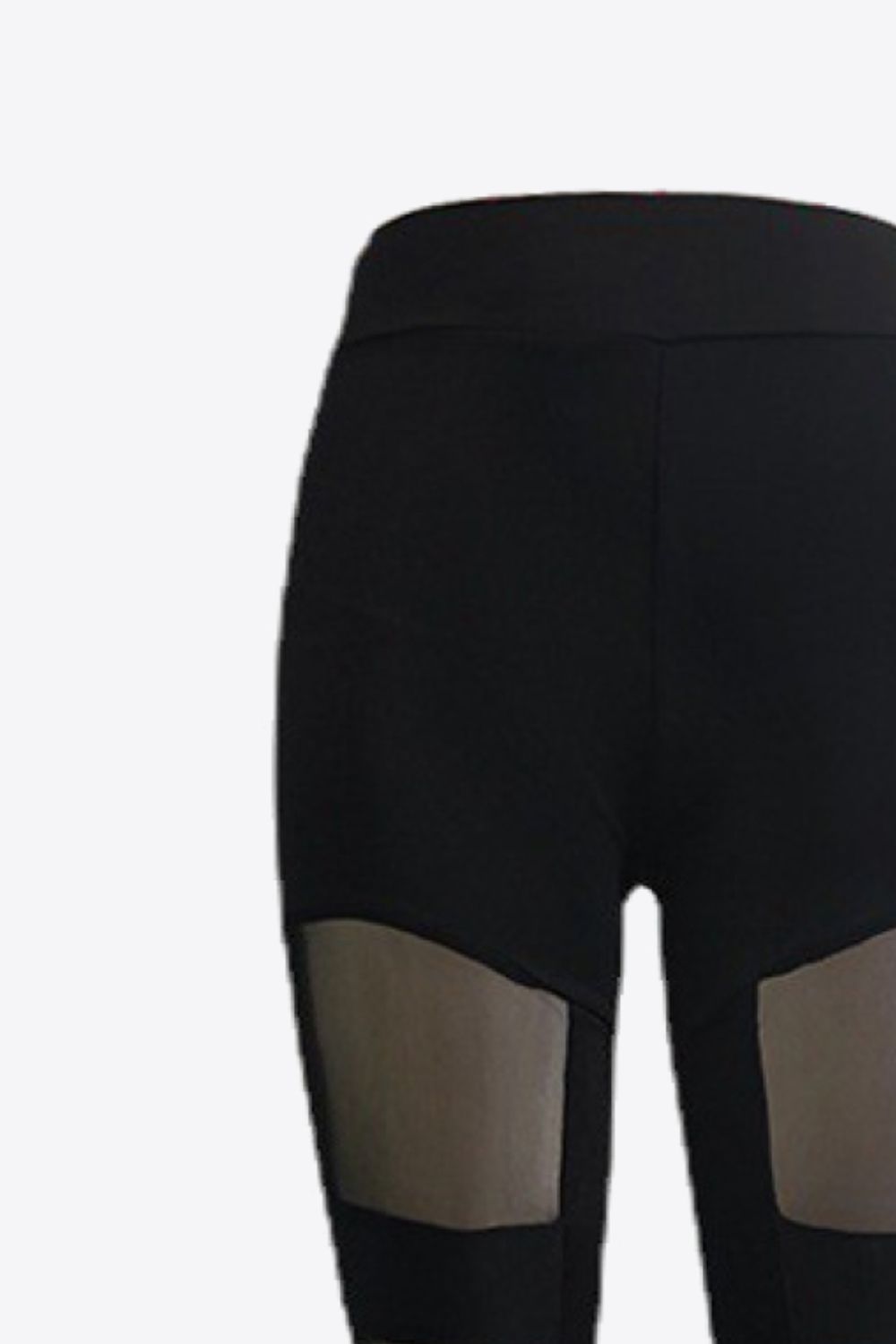 Spliced Mesh Leggings-Teresa&#39;s Fashionista LLC