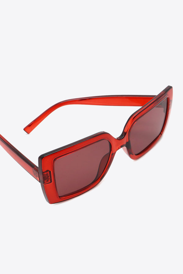 Acetate Lens Square Sunglasses-Teresa's Fashionista LLC