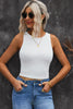 Round Neck Tank Top-Teresa's Fashionista LLC