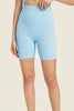 Seamless High-Rise Wide Waistband Biker Shorts-Teresa's Fashionista LLC