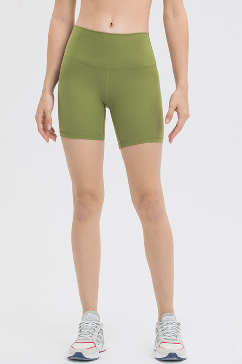 High Waist Training Shorts-Teresa's Fashionista LLC